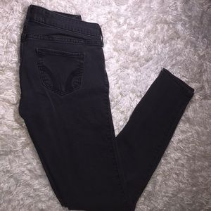 Hollister Black jean-leggings